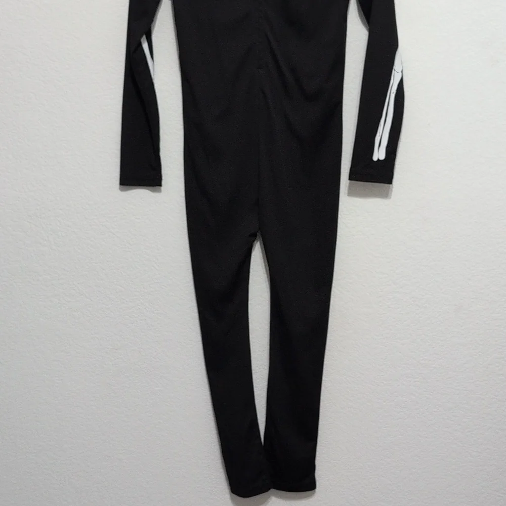 Youth‎ Large One Piece Onesie Skeleton Halloween Costume Gender Neutral Back Zip